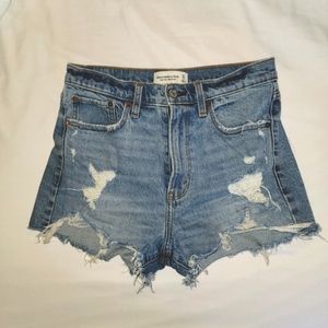 Abercrombie High Rise Mom Shorts